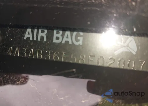 2008 Mitsubishi Galant Es z USA, uszkodzony, nr VIN 4A3AB36F58E020073